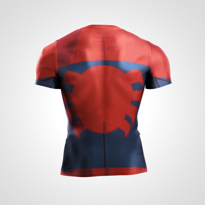 BM・GEAR <スパイダーマン> ハーフスリーブ M