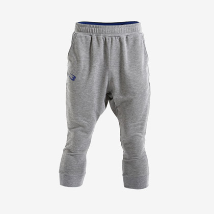 スウェットサルエル7分丈パンツ XL ブラック×イエロー