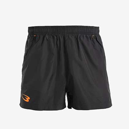 ランニングショートパンツ2 XL ブラック×イエロー
