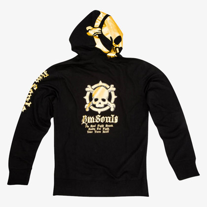 BM・SOULSスウェットフーディ M ブラック