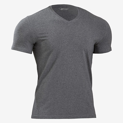 ベーシックTシャツ Vネック1 M ピンク