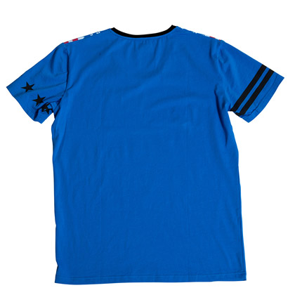 BM・SOULS プリントTシャツ3 L ネイビー