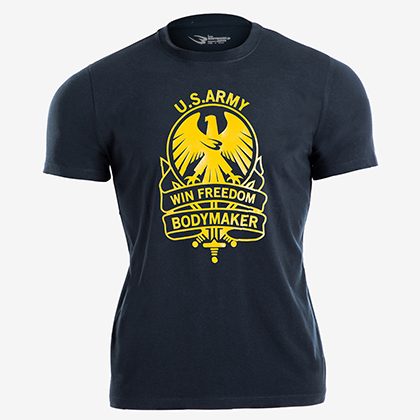 カジュアルプリントTシャツ ARMY1 XL ネイビー