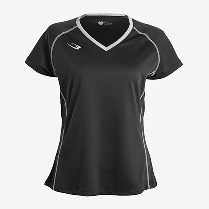 BM・DRY Vネックハーフスリーブ WOMEN S1