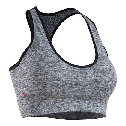 BM・FIX WOMEN ブラトップ2(カップ付) L/XL グレー