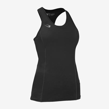 BM・GEAR アスリートWOMEN タンクトップ(ブラ付き) M ブラック×ピンク