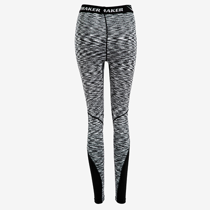 BM・GEAR WOMEN MIXニットロングパンツ M ブラック