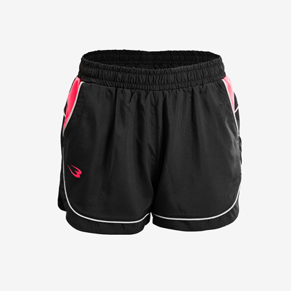 ランニングショートパンツ WOMEN M ブラック×ピンク