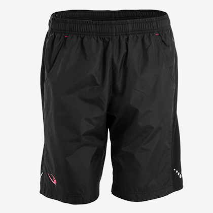 ランニングハーフパンツ2 WOMEN M ブラック×ピンク
