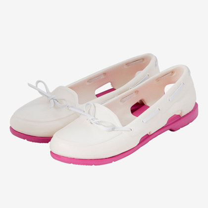 デッキシューズ WOMEN 23cm ネイビー×ピンク