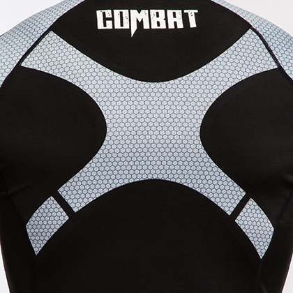 BM COMBAT B−Fire ラッシュガード ハーフスリーブ M ブラック