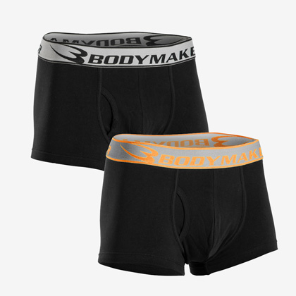 スポーツボクサーパンツ2枚セット XL ライムグリーン×ブルー
