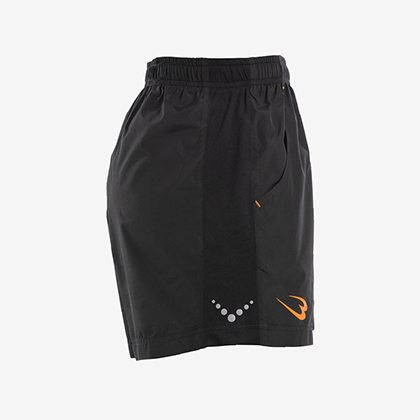 ランニングショートパンツ2 XL ブラック×イエロー