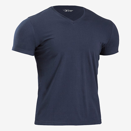 ベーシックTシャツ Vネック1 M ピンク