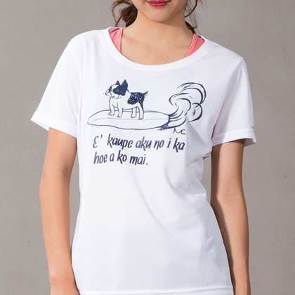 ドライエアーTシャツ サーフ(マリアクララ) L ホワイト