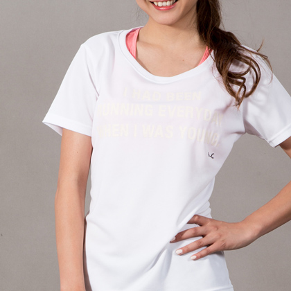 ドライエアーTシャツ ランニング(マリアクララ) M ブラック