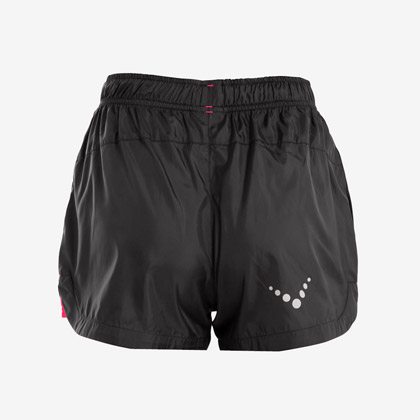 ショートパンツ(花粉対策)WOMEN L ブラック×カモフラージュ