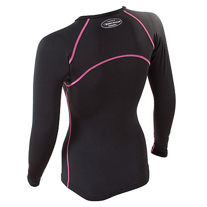 BM・GEAR アスリートウインターVer (クルーネックファスナー)WOMEN S ブラック×ブラック