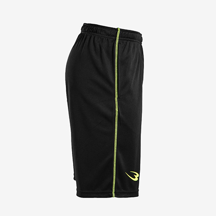 BM・DRY ハーフパンツ S1 M ブラック×ライムグリーン