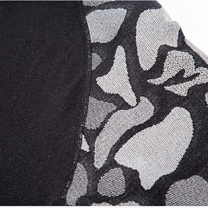 BM・FIX カモフラージュ ハーフスリーブ L/XL ブラック