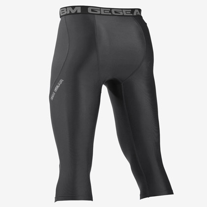 BM・GEAR アスリート ミドルパンツ 2XL ブラック