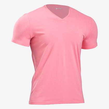 ベーシックTシャツ Vネック2 M ネイビー