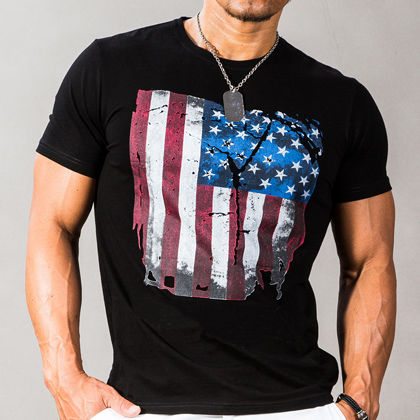 BM・SOULS プリントTシャツ4 L ブラック