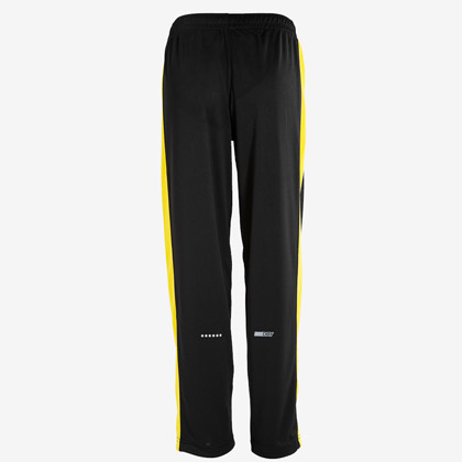 BM・DRY WOMEN ロングパンツ2 M ブラック×イエロー
