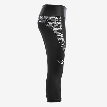 スポーツミドルパンツ WOMEN M ブラック×ピンク