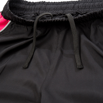 ランニングショートパンツ WOMEN M ブラック×ピンク