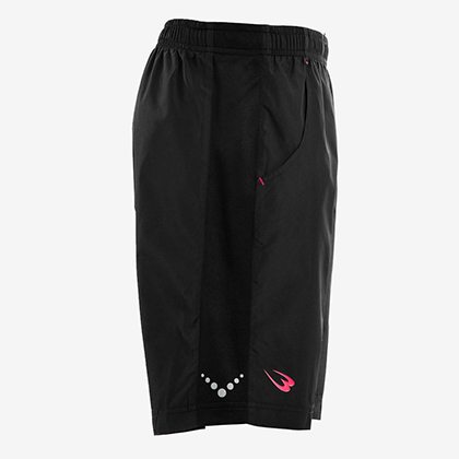 ランニングハーフパンツ2 WOMEN M ブラック×ピンク