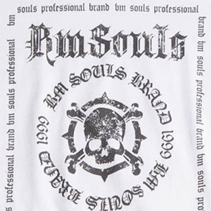 BM・SOULS ハーフスリーブTシャツ1 WOMEN S ブラック