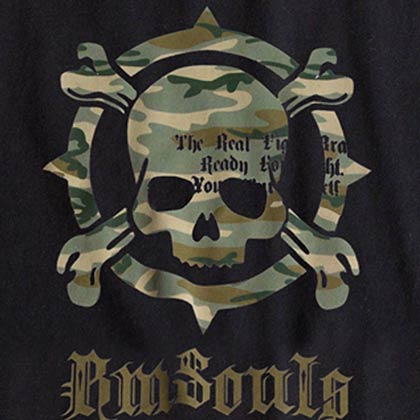 BM・SOULS ハーフスリーブTシャツ2 WOMEN M ブラック