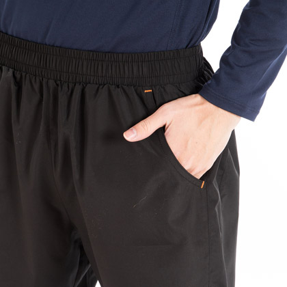 ランニングハーフパンツ3 XL ブラック×イエロー