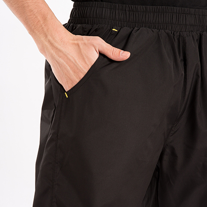 ランニングショートパンツ2 XL ブラック×イエロー