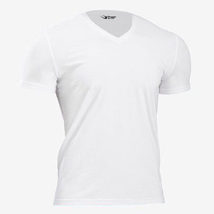 ベーシックTシャツ Vネック2 M ネイビー