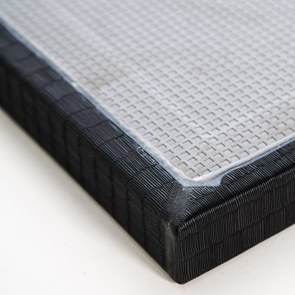 1m×1m柔道畳マット 4cm厚 ブラック