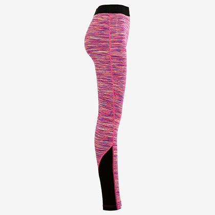 BM・GEAR WOMEN MIXニットロングパンツ M ブラック