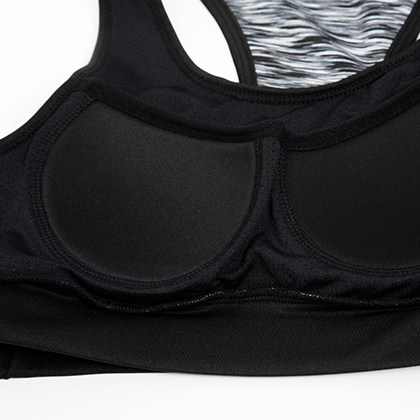 BM・GEAR MIXニットブラトップ L ブラック