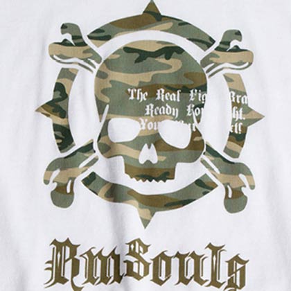 BM・SOULS ハーフスリーブTシャツ2 WOMEN M ブラック