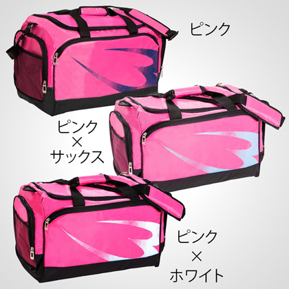 スポーツジムユースバッグ チャコール×オレンジ
