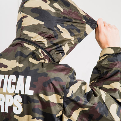 TACTICAL CORPS ウインドブレーカー XL カモフラージュ