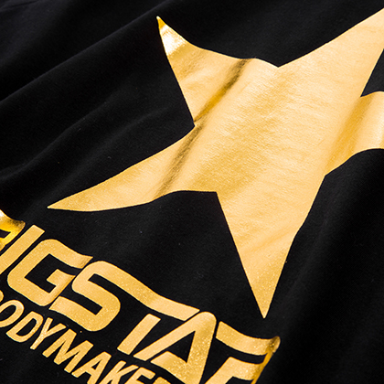 カジュアルプリントTシャツ STAR1 L ホワイト