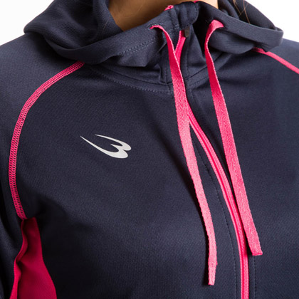 BM・DRY パーカー WOMEN M ブラック