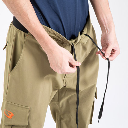 4Dストレッチロングパンツ XL ネイビー