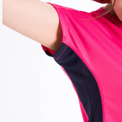 BM・DRY ハーフスリーブ WOMEN L ネイビー