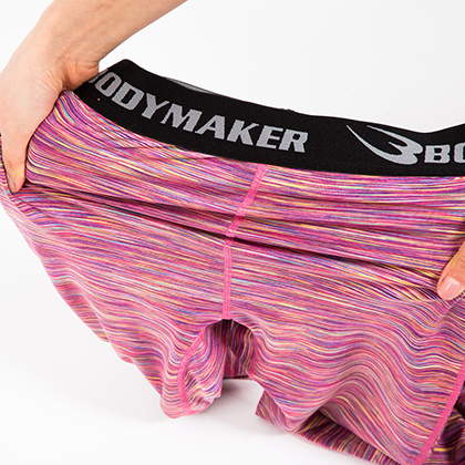 BM・GEAR WOMEN MIXニットロングパンツ M ブラック