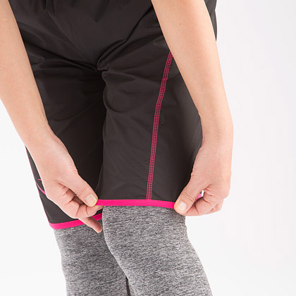 トレーニングハーフパンツ WOMEN M ブラック×ピンク
