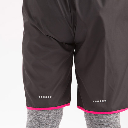 トレーニングハーフパンツ WOMEN M ブラック×ピンク