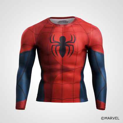 BM・GEAR <スパイダーマン> ロングスリーブ XL